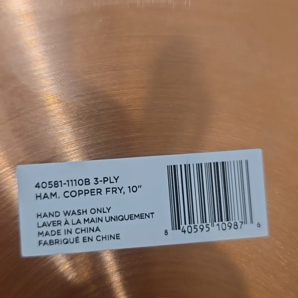 Viking 3-Ply Copper Clad Hammered 10